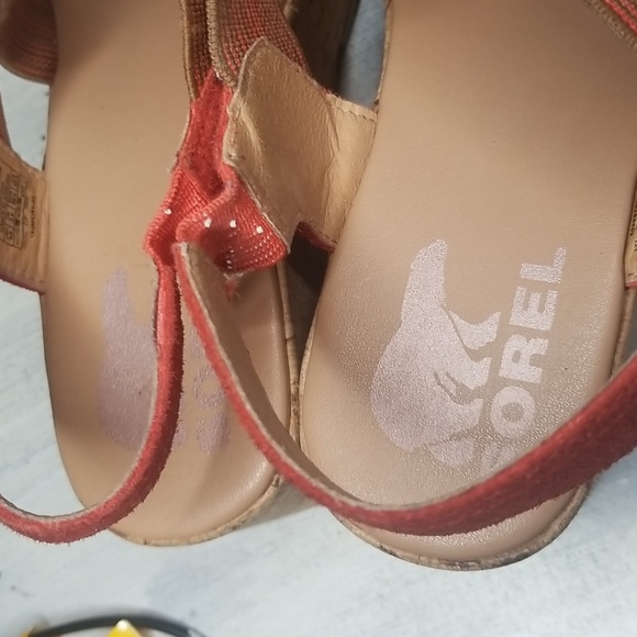 Sorel Cameron Wedge Sandals SZ 5.5 - Picture 2 of 7